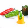 2Pcs / set Creative Pepper Corer Slicer Устройство для удаления семян перца