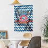 Bayern Munich Custom Your Name Wall Decor Tapestry Art For Pet Memorial Birthdaywedding Party Backdrop Family Gift