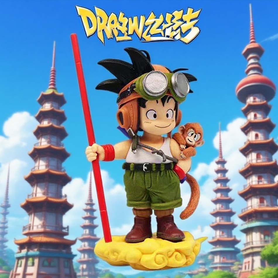 Новая 16см Аниме Dragon Ball Сон Гоку Фигурка С Обезьяной Малыш Гоку Фигурка Действия ПВХ Статуя Коллекционная Модель Игрушки Подарки