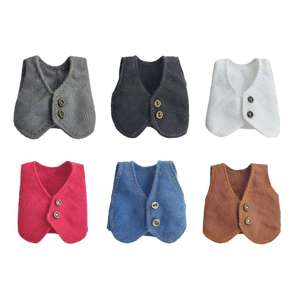 Boys Girls YMY Doll Clothes Casual Wear Doll Shirts New Vest Tops 1/11 ob11 dolls/1/12 Bjd Doll