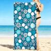 1Pc Winter Snowflake Beach Towel Quick Dry Multiuse For Beach Pool Gym Yoga Home Travel Christmas Halloween Xmas Gift S130