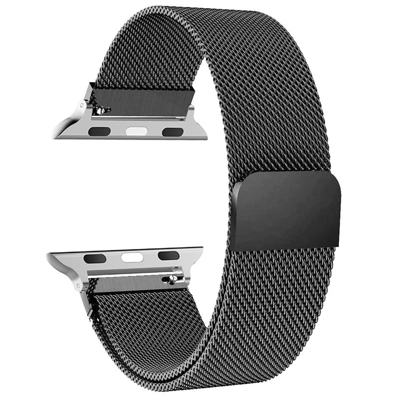 Milanese Loop Band for Apple Watch Strap Ultra 2 49mm 45mm 44mm 42mm 41mm 40mm 38mm Metal Wristband Bracelet iWatch Series 3 4 5 6 7 8 9 SE