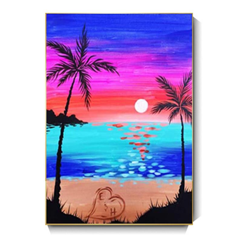 5D Diamond Painting Handmade Full Diamond Diy Landscape Sea View Diamond Embroidery Mosaic Home Decoration Christmas Gift