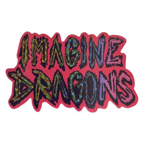 Imagine Dragons Rainbow Logo Sticker