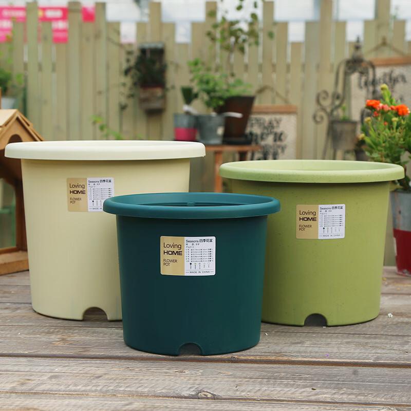 Yingtang Nordic Style Deep Plastic Flower Pot Set