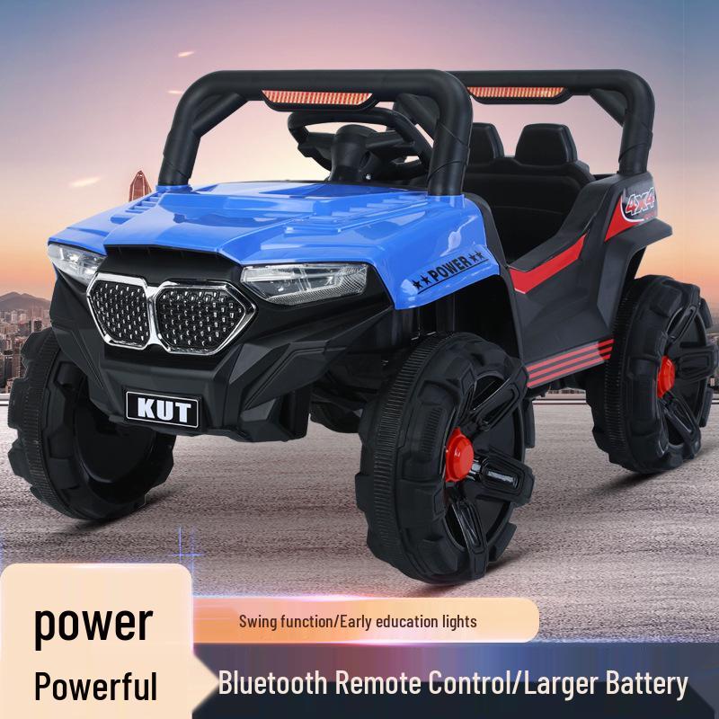 Детский электрический внедорожник с двойным приводом - Пульт управления, Двухместный