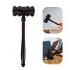 Wood Gavel Costume Sound Block Durable Base Lobster Hammer Simple Design Judge Hammer  Court