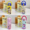 Strawberry Pudding Cartoon 600ml Insulated Travel Mug With Leakproof Lid For Kids And Students