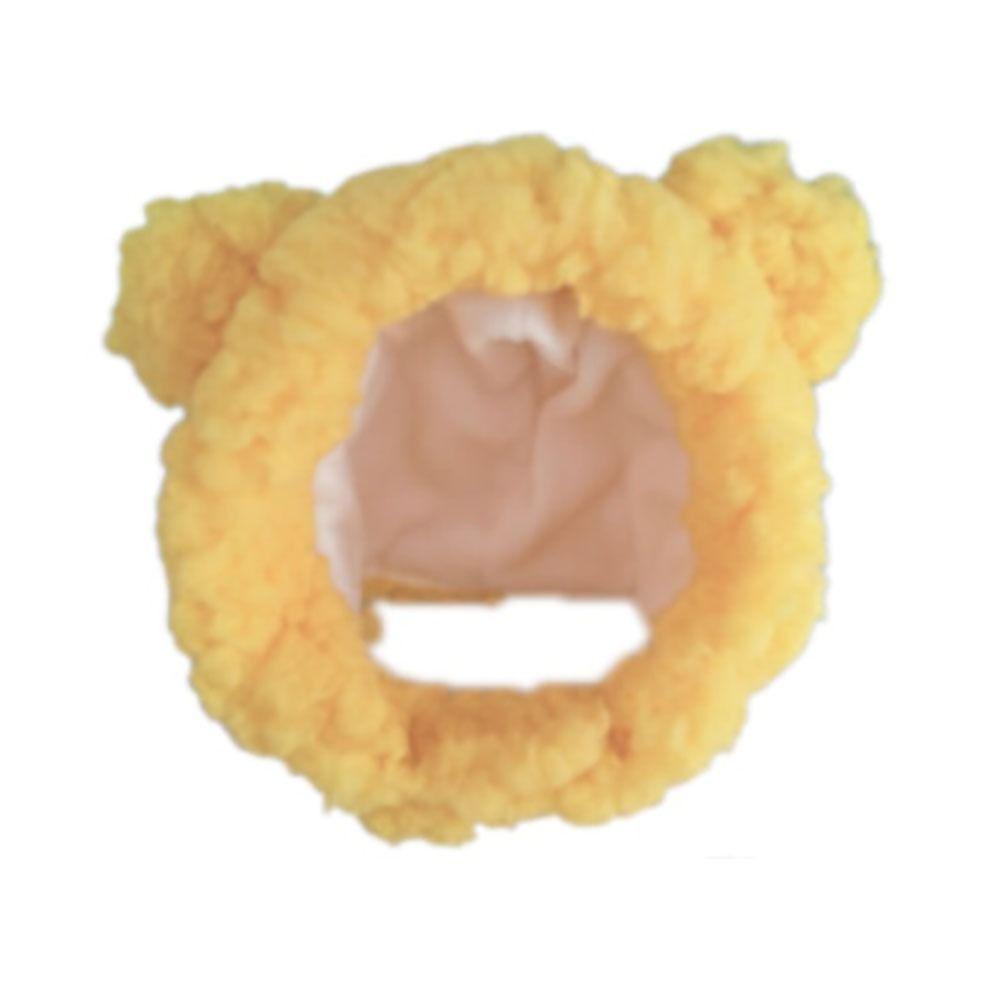 Короткий плюшевый головной убор для домашних животных, аксессуары для домашних животных, головной убор для домашних животных, милая шапочка для щенков