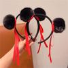 Soft And Comfortable Children's Headband With Fun Round Balls Designs Furry Cosplay Hair Accesories For Stylish Kids