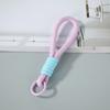 Creative Braided Lanyard Keychain Phone Strap Anti Lost Phone Chain Wristband Carabiner Knot Rope Keyring Camera Charm