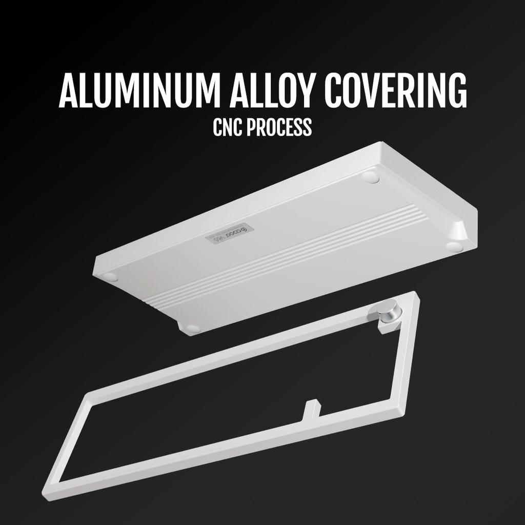 V65 V2 Беспроводная механическая клавиатура с креплением на прокладке, алюминиевый корпус с ЧПУ, программируемая VIA, с регулятором громкости, игровая клавиатура для клавиатуры с возможностью горячей замены, 65% корпус, Win/Mac