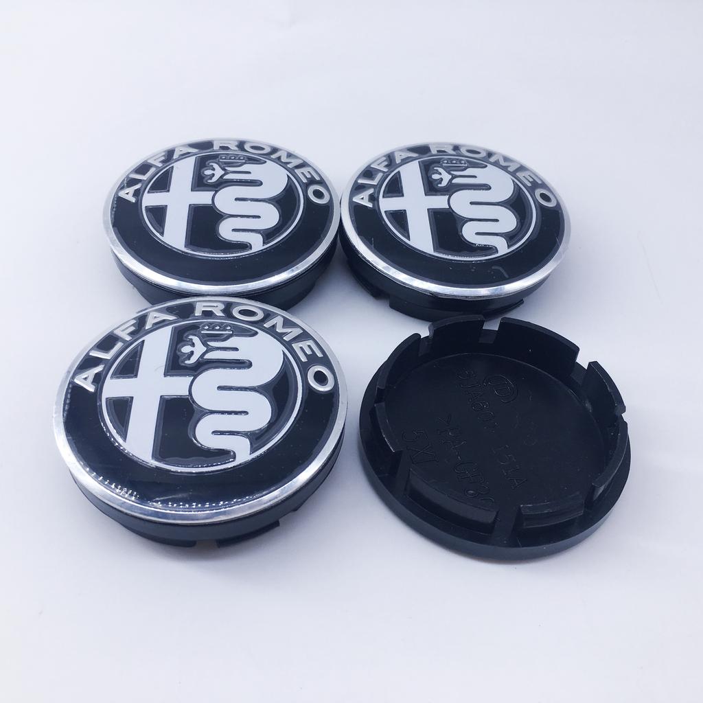 10Pcs 56mm For Alfa Romeo 159 147 156 Giulietta GT Mito Brera Giulia Car Wheel Hub Logo Modification Wheel Hub Cover Decoration