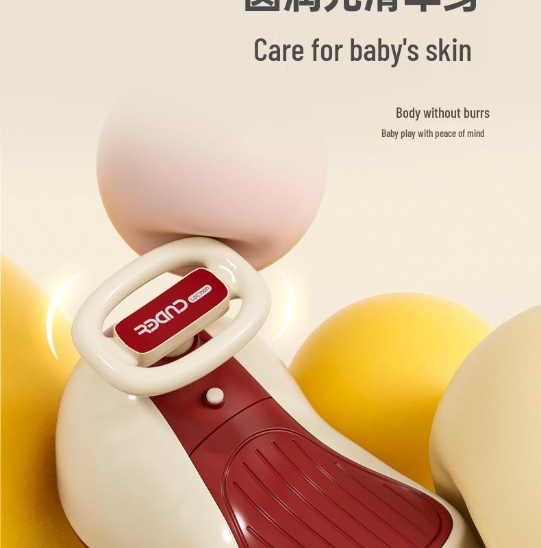 Многофункциональная детская качалка-лошадка и машинка-арахис с бесшумными колесами и защитой от опрокидывания