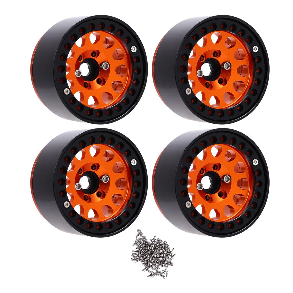 4pcs 1.9 Inch RC Wheel Hub RC Accessories Aluminum Alloy Wheel Hub for 1/10 RC Crawler Car