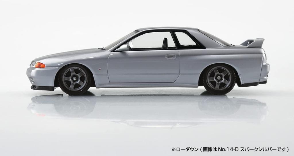 Aoshima Bunka Kyozai Серия The Snap Kit Nissan R32 Skyline Красный жемчуг Пластиковая модель (АОСИМА) 1/32 GT-R Предварительно окрашенный 14-E