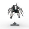 MOC Idea Small Mecha Exoskeleton Robot Set Ornaments Hand-made Assembled Building Block Toys Gift
