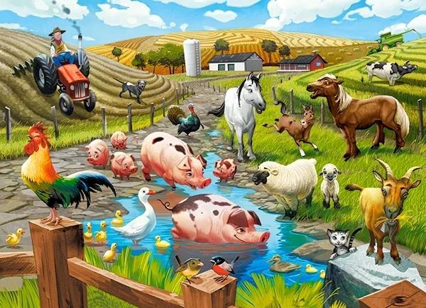 Puzzle 70 pieces B-070060 Life on the Farm