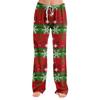 Adult Fashionable Loose Christmas Printed Casual Pants, Loungewear, Sleep Pants