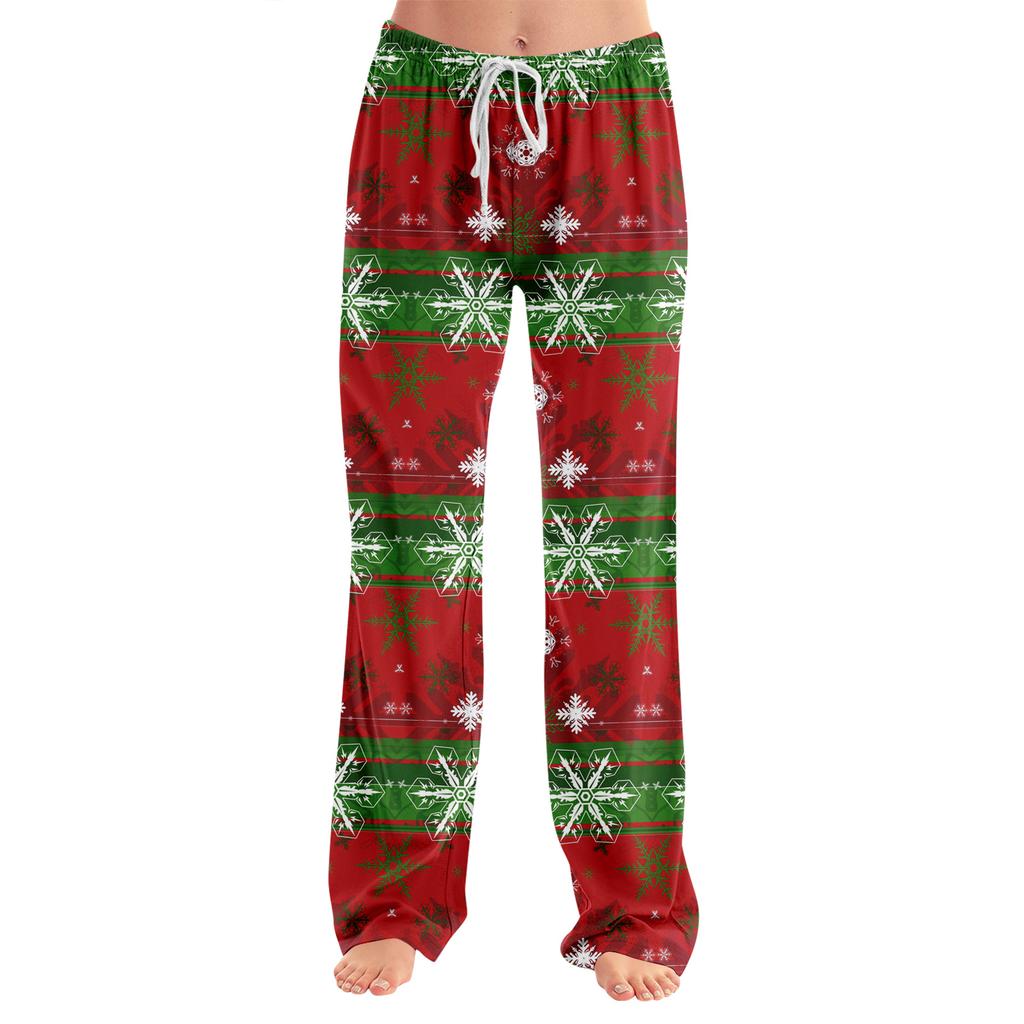 Adult Fashionable Loose Christmas Printed Casual Pants, Loungewear, Sleep Pants