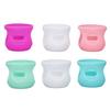 3 шт. стеклянные крышки для детских бутылочек, антиожоговые, пищевой силикон, можно мыть в посудомоечной машине, антипадения, детский бот