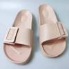 Женские тапочки, модные сандалии, верхняя одежда, повседневные домашние тапочки с одним словом, удобные сандалии с мягкой подошвой