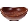 Salad Solid Wood Fruit Bowl Yuanbao Jujube Creative Snack Seasoning Style Ingot