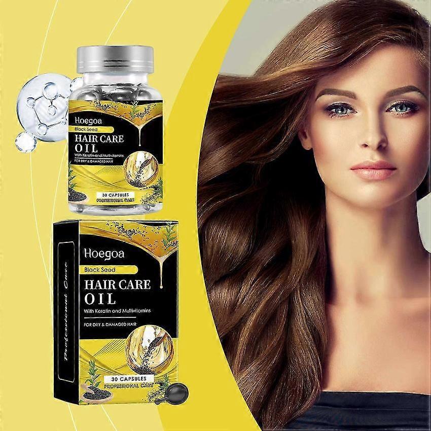 Hair Care Capsules with Sesame Oil Nourish Repair Dry Hair 60pcs