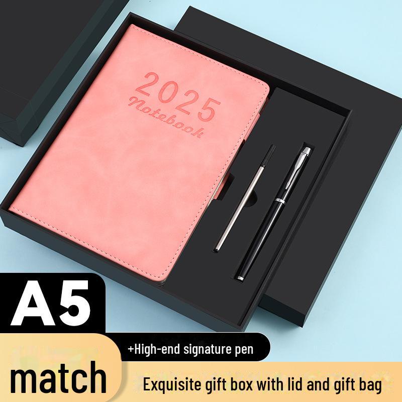 Премиум-блокнот для студентов и бизнесменов формата A5 2025 г. — настраиваемый логотип, толстые страницы, ежедневник формата A4