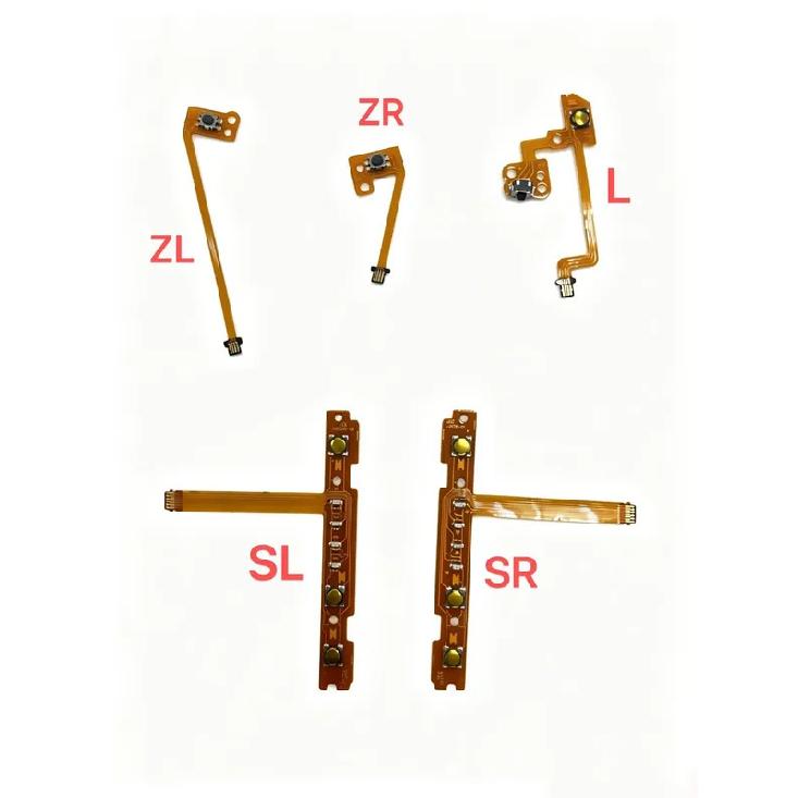 Replacement SL SR ZR ZL L Right Left Button Key Ribbon Flex Cable for Switch Joy-Con NS Repair Part