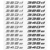 316i 318i 320i 335d 340d 320e 323e ABS Trunk Boot Emblem Letter Badges Car  for BMW M 3-series Glossy Black Accessories