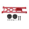 Wheelie Bar Truss Aluminium Alloy Race Wheelie Bar Set for LOSI 110 22S 2WD Drag Car Red