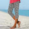 Women's Elastic Waist Pants Skinny Beach Pants