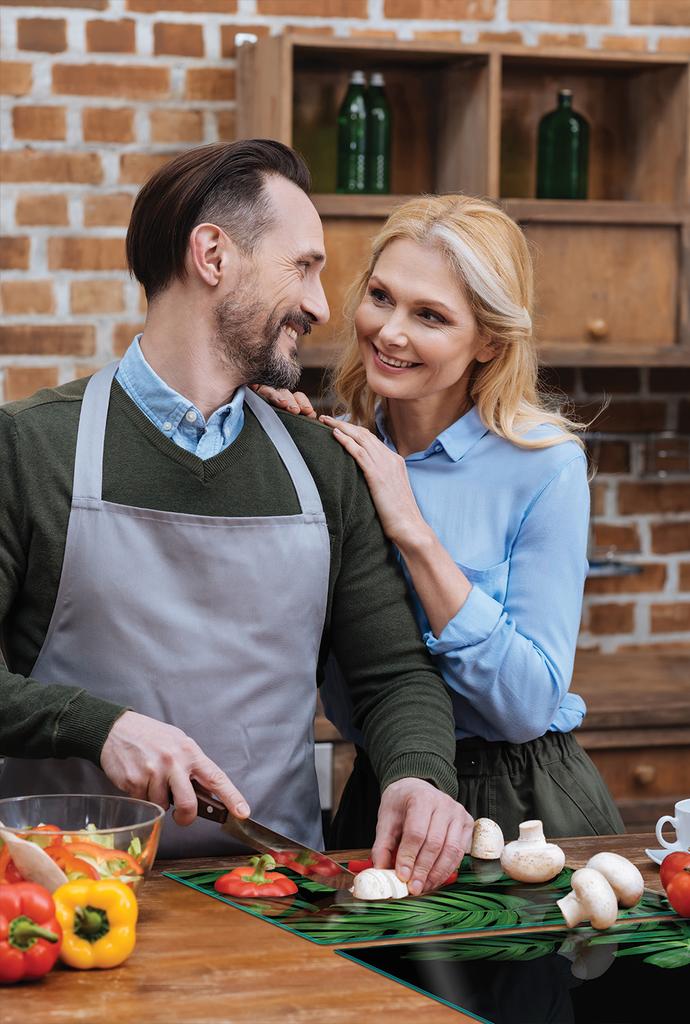 SZKLANA PŁYTA OCHRONNA NA KUCHENKĘ 90x52 MONSTERA