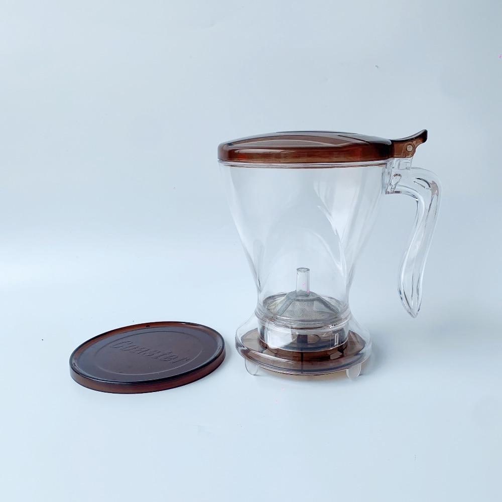 Transparent Pour Over Coffee Dripper 600ml Coffee Brewer Pot Coffee Filter Cup Living Rooom