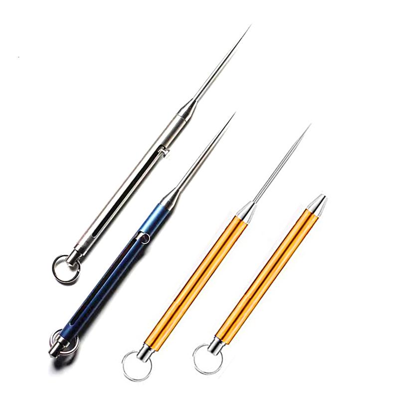 1 шт. металлическая вилка для фруктов, высокопрочный подарочный брелок, выдвижная зубочистка, портативный открытый