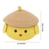 Cartoon Sorting Storage Basket Handmade Organizing Basket Desktop Storage Box  Coffee Table