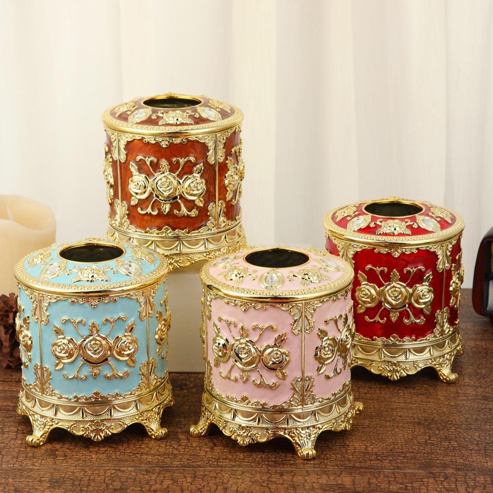 Пластиковый держатель для бумаги Изысканная декоративная коробка Креативная настольная коробка для хранения Спальня