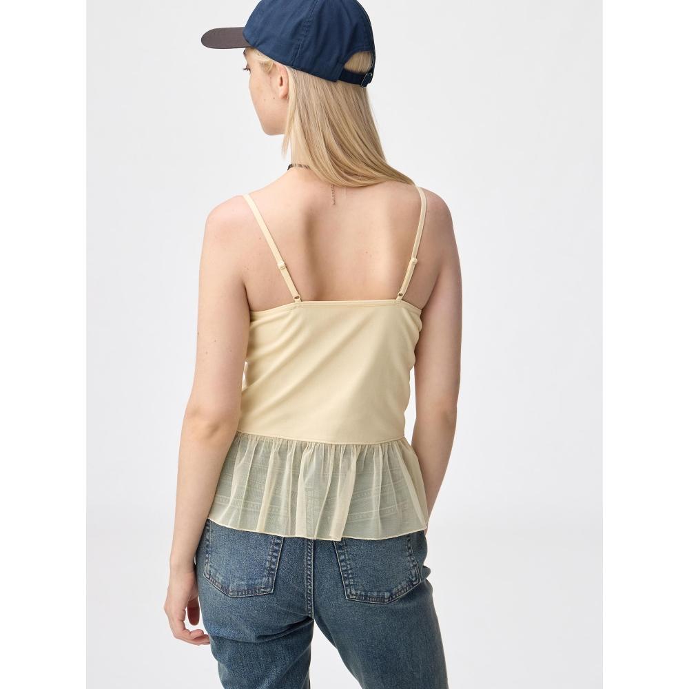 GU by Uniqlo Топ-камзол Brafeel с пеплумом