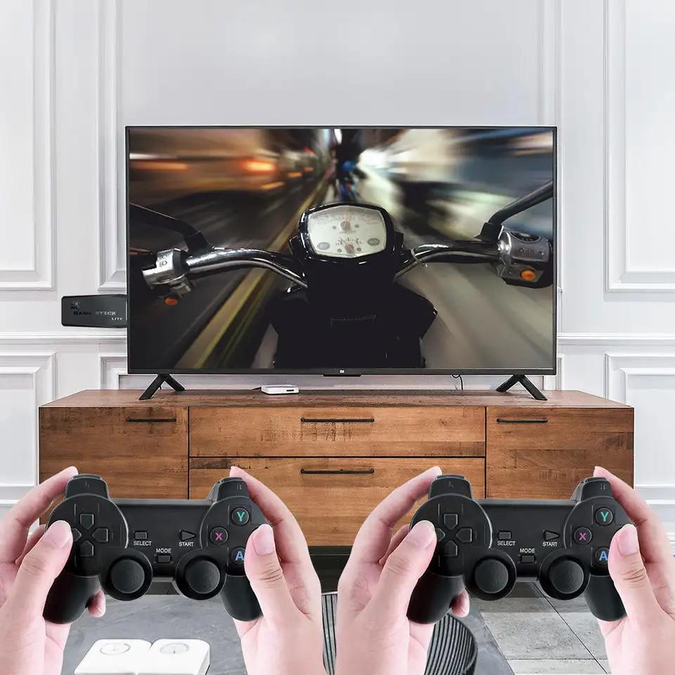 HD M8 Ретро Аркадная Консоль: HDMI ТВ игровая консоль с беспроводными контроллерами для режима двух игроков
