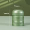 Round Tea Box Compact Tea Container Convenient Tea Storage Box Tinplate Tea Canister Tea Storage Jar for Various Teas
