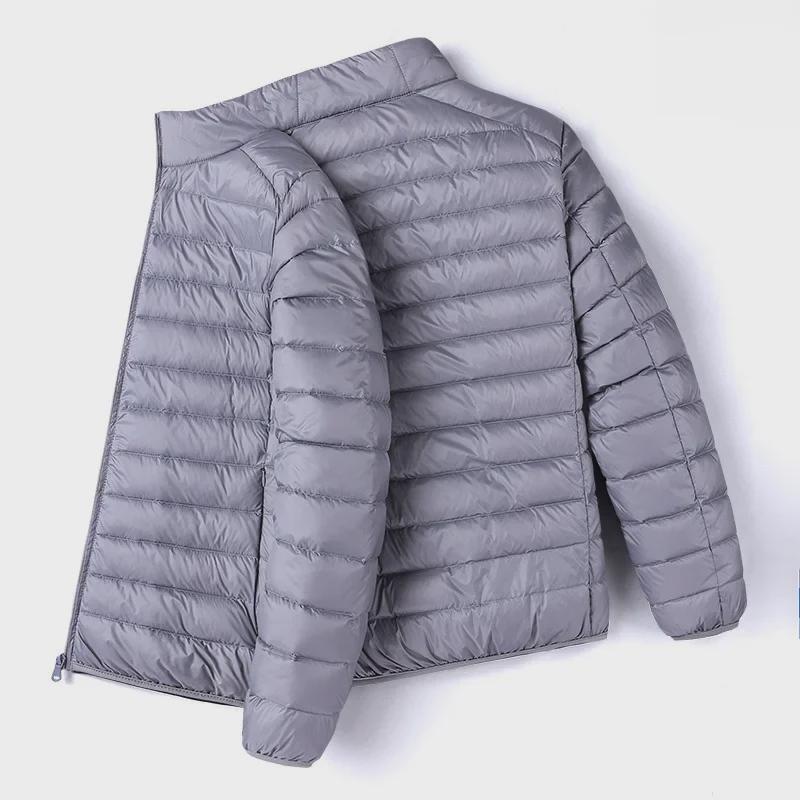 Мужская зимняя куртка Slim Fit Lightweight с капюшоном 2023 года — повседневная, из хлопка, теплая и портативная