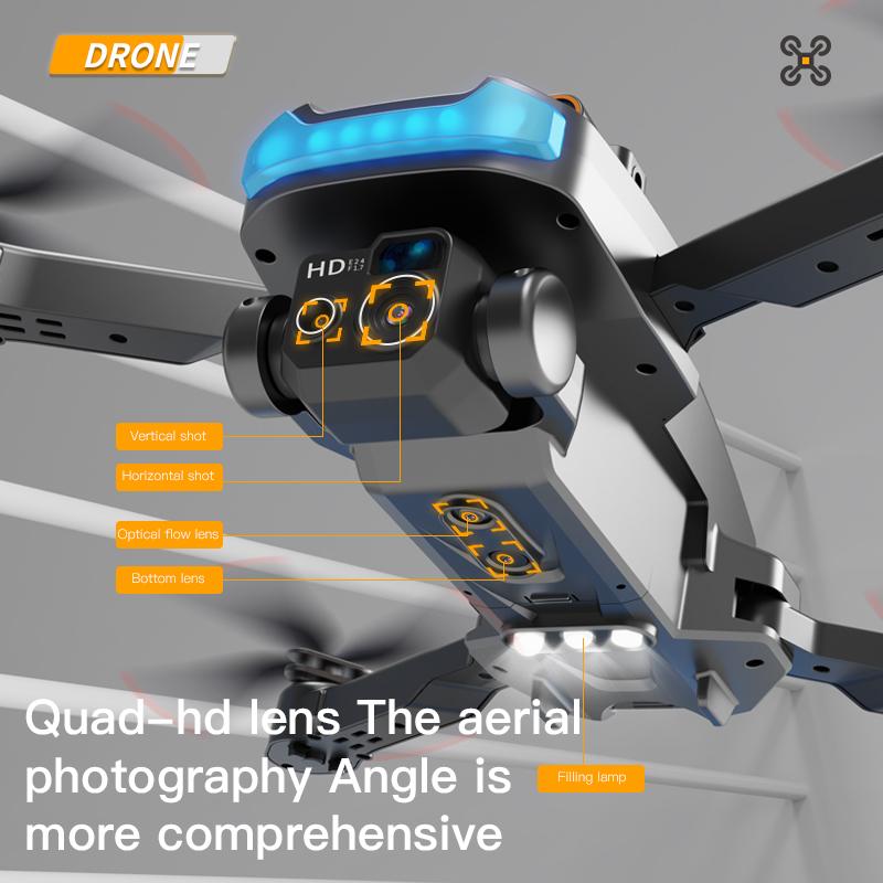 Non-Toxic P15 Drone Hd Camera 4K Real-Time Aerial Pography Obstacle Avoidance Aircraft Optical Flow Fixed Height Foldable Quadcopter