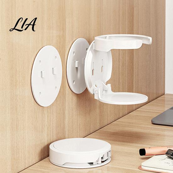 Wall Mounted Beverage Rack 2PCS Foldable Cup Holder, Space Saving Adhesive Drink Durable Storage for Cans Stable Compact Coffee Mugs Water Bottles And