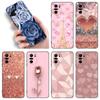 Love Rose Gold Style Phone Case For Xiaomi POCO F2 F3 M2 M3 M4 X3 X4 Pro NFC F4 GT 5G F1 X2 C3 C31 C40 M5S Soft TPU Black Cover