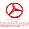 Car Front Grill Emblem Cover Sticker Accessories For Mercedes Benz AMG W210 W108 W204 W205 W203 W211 W212 W124 W126 CLA CLK CLS CH1