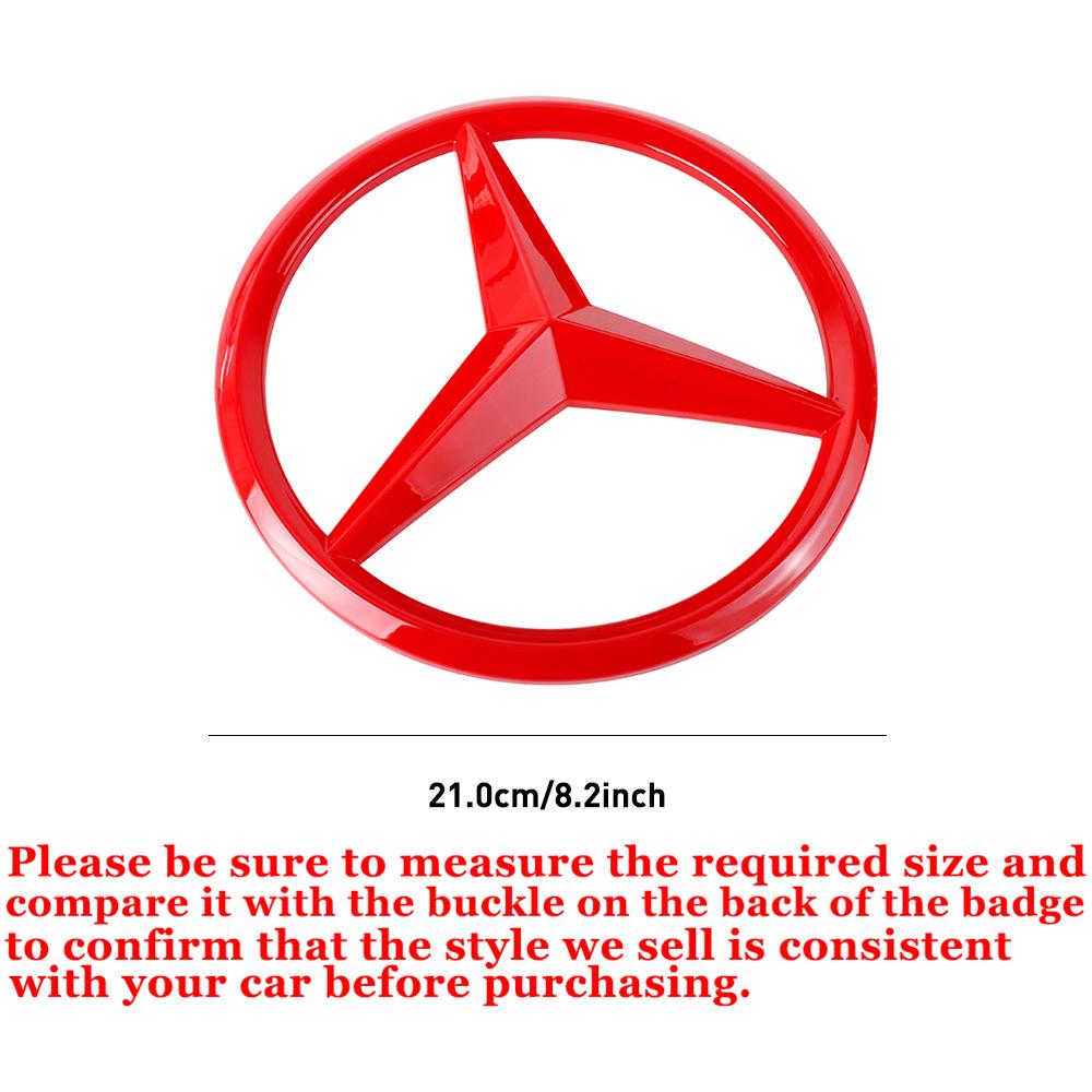 Car Front Grill Emblem Cover Sticker Accessories For Mercedes Benz AMG W210 W108 W204 W205 W203 W211 W212 W124 W126 CLA CLK CLS CH1