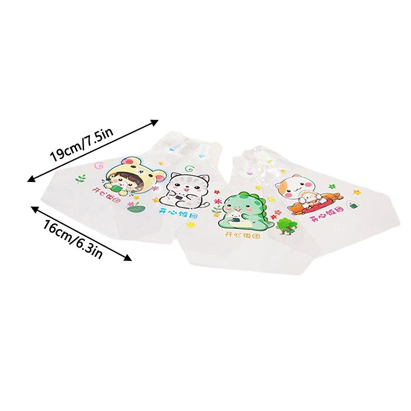 50/100Pcs Lovely Cartoon Triangle Rice Ball Packing Bag Seaweed Onigiri Sushi Bento Making Mold Bento Accessories Sushi Bags