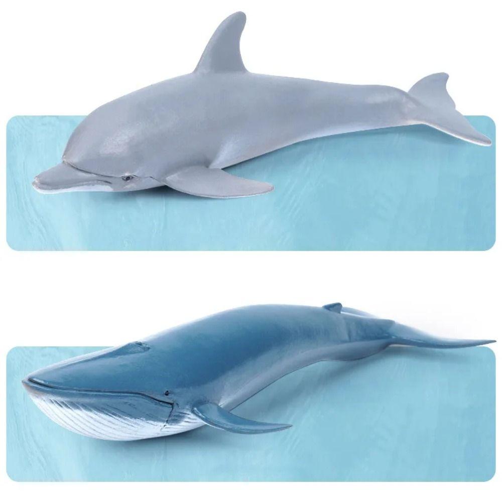 Shark Cachalot Whale Figurines Marine Animals Ocean Action Figures Gift Simulation Sea Life