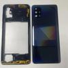 Pop Full Housing Case For Samsung Galaxy A71 2020 A715 A715f A51 A515 Middle Frame Battery Back Cover Rear Camera Lens